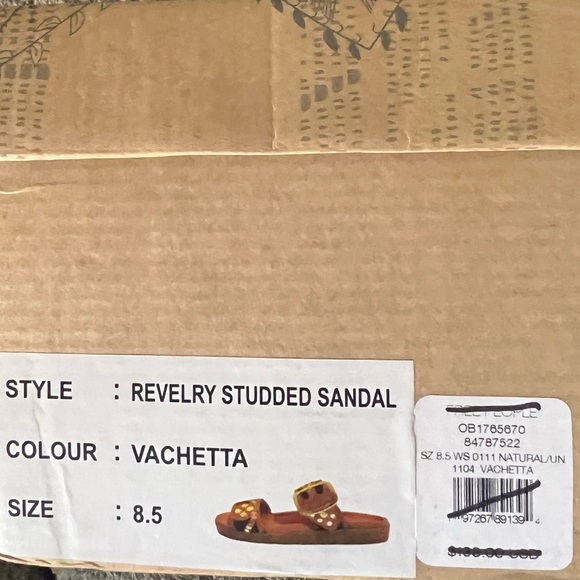 Free People Revelry Studded Slide Sandal, Sz 8.5 NIB - Picture 9 of 10